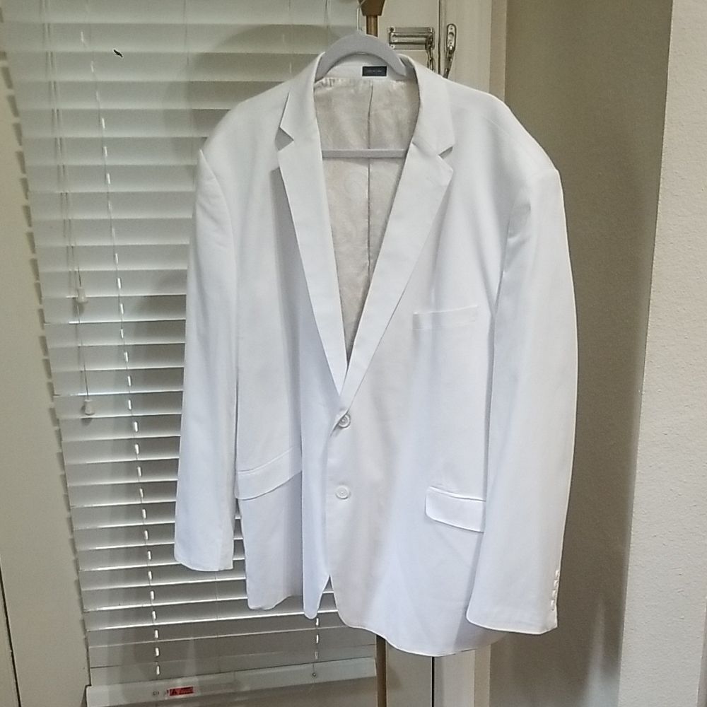Madison Modern Fit White Blazer Size 52 R